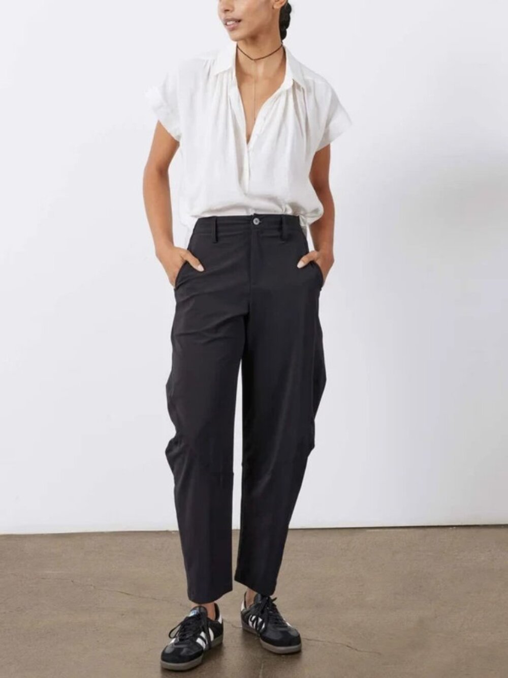 Ruti Wide ish Women Pants Size 4 Black